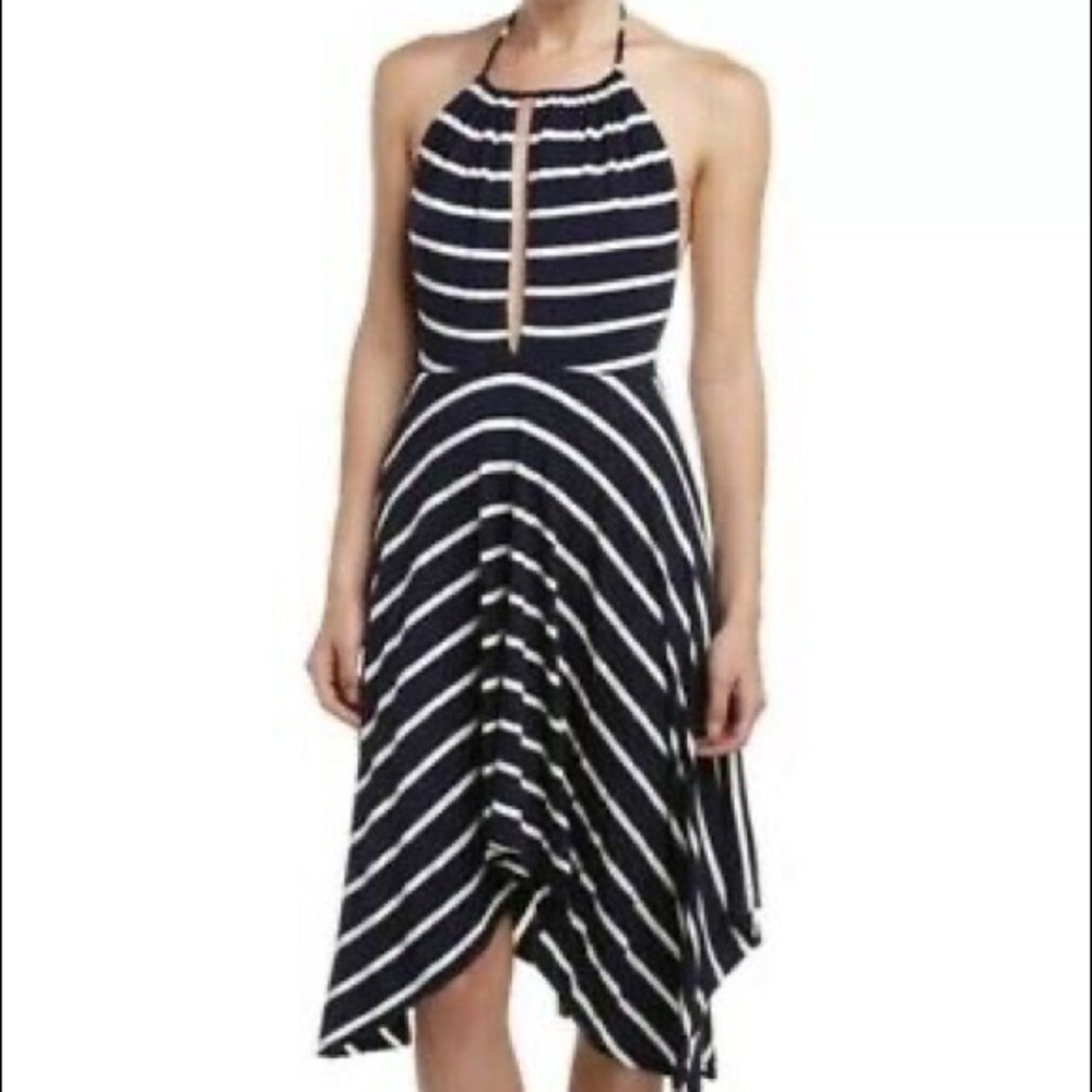 Striped Halter Dress